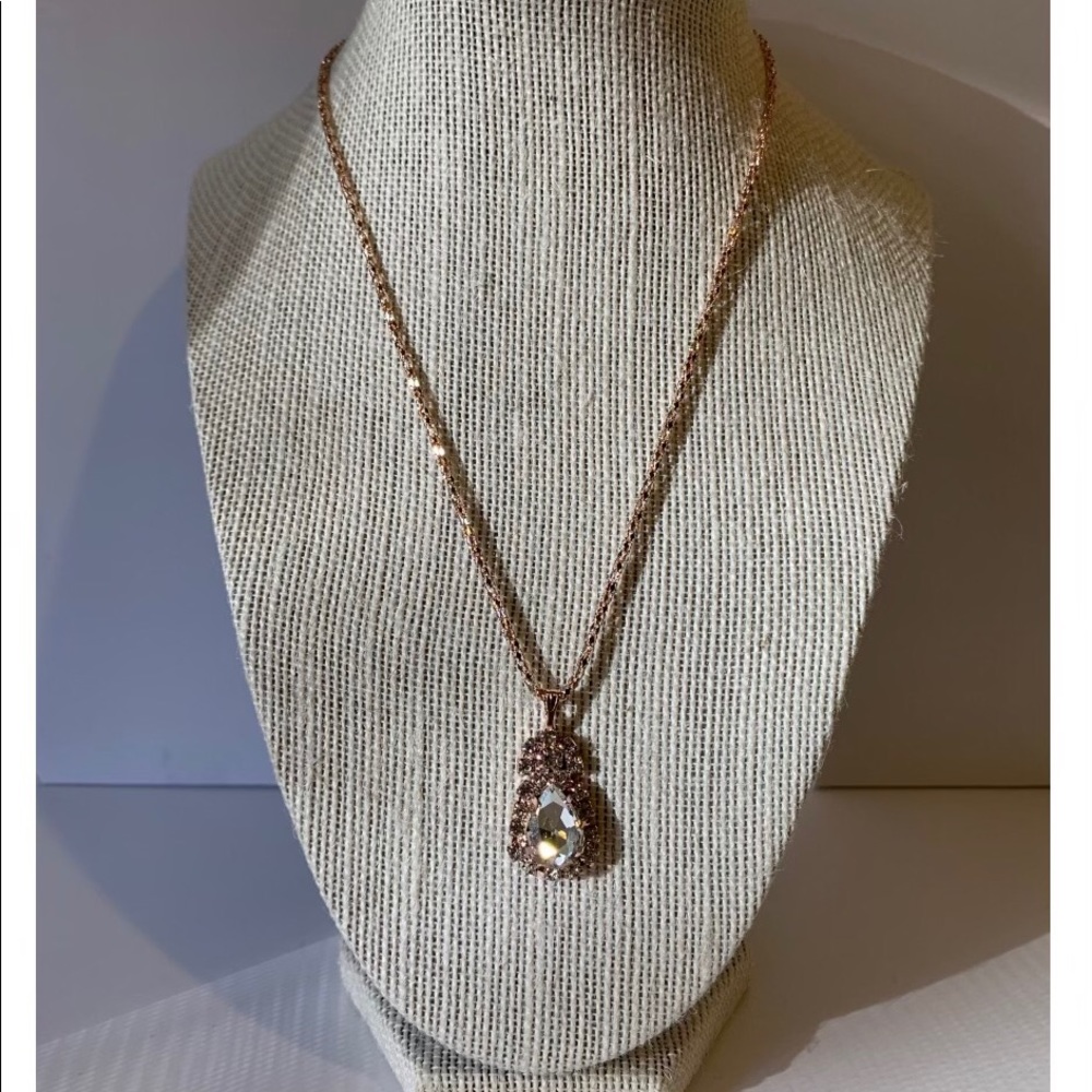 Pink Rhinestone Necklace